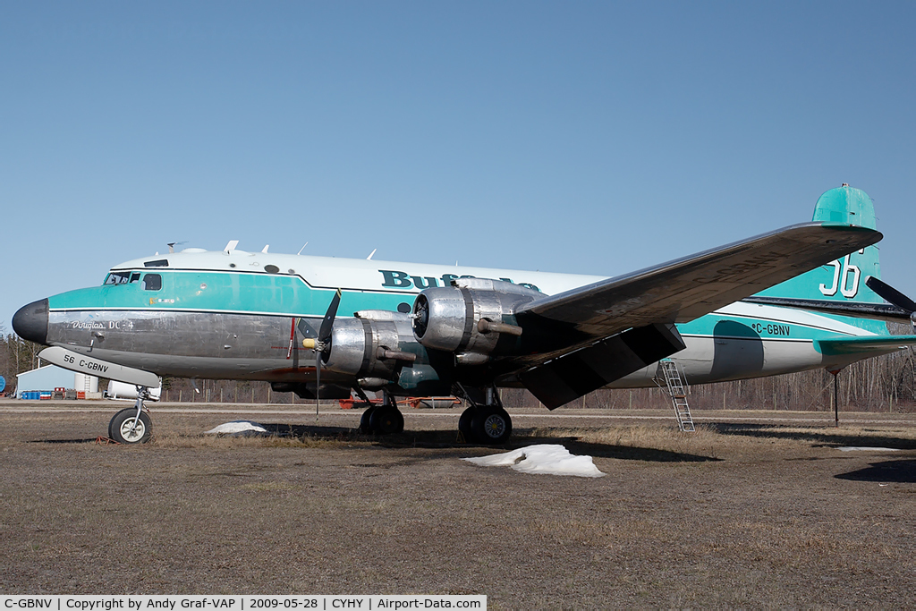 C-GBNV, 1946 Douglas C-54G-DC Skymaster Skymaster C/N 35988, Buffalo Airways DC4