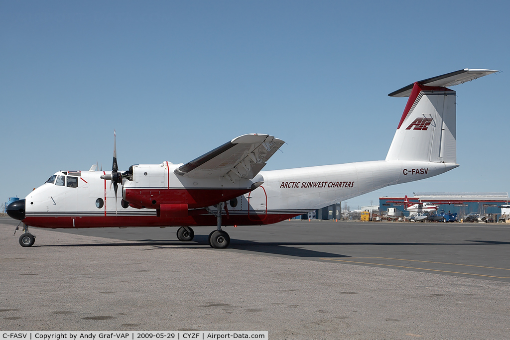 C-FASV, 1979 De Havilland Canada DHC-5A Buffalo C/N 95A, Arctic Sunwest Charters DHC-5