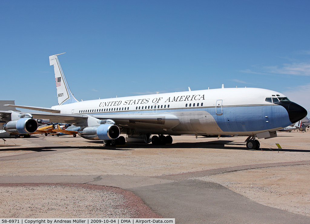 58-6971, 1959 Boeing VC-137B C/N 17926/40, Pima Air & Space Museum.