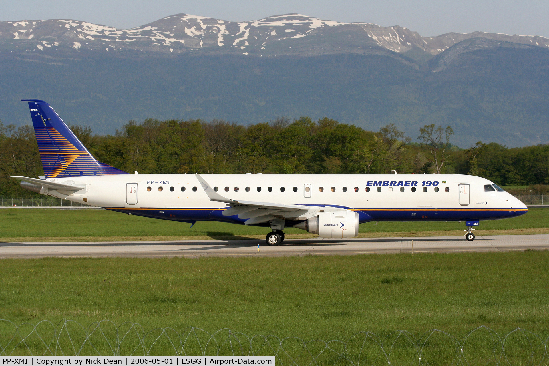PP-XMI, 2004 Embraer 190LR (ERJ-190-100LR) C/N 19000003, LSGG