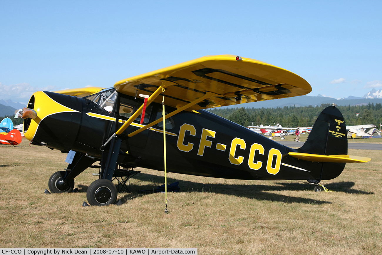 CF-CCO, 1936 Fairchild 24W C/N 002, KAWO