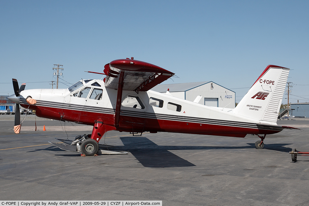 C-FOPE, 1968 De Havilland Canada DHC-2 Turbo Beaver Mk.3 C/N 1691TB59, Artic Sunwest Charters DHC-2