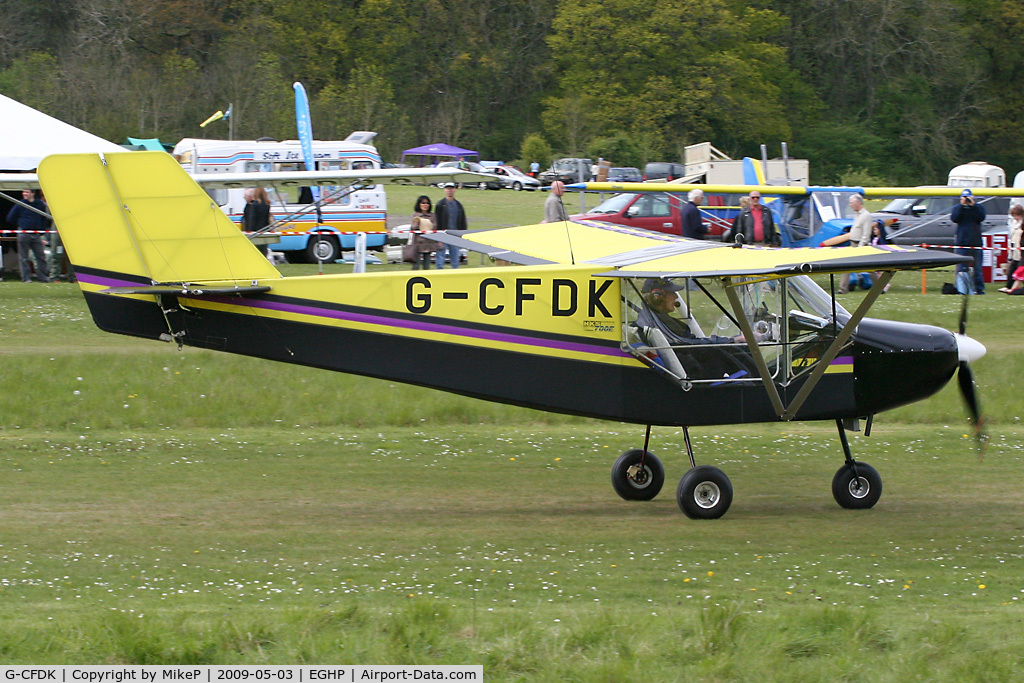 G-CFDK, 2008 Rans S-6ES Coyote II C/N LAA 204-14767, Pictured during the 2009 Microlight Trade Fair.