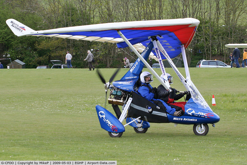 G-CFOO, 2008 P&M Aviation QuikR C/N 8413, Pictured during the 2009 Microlight Trade Fair.