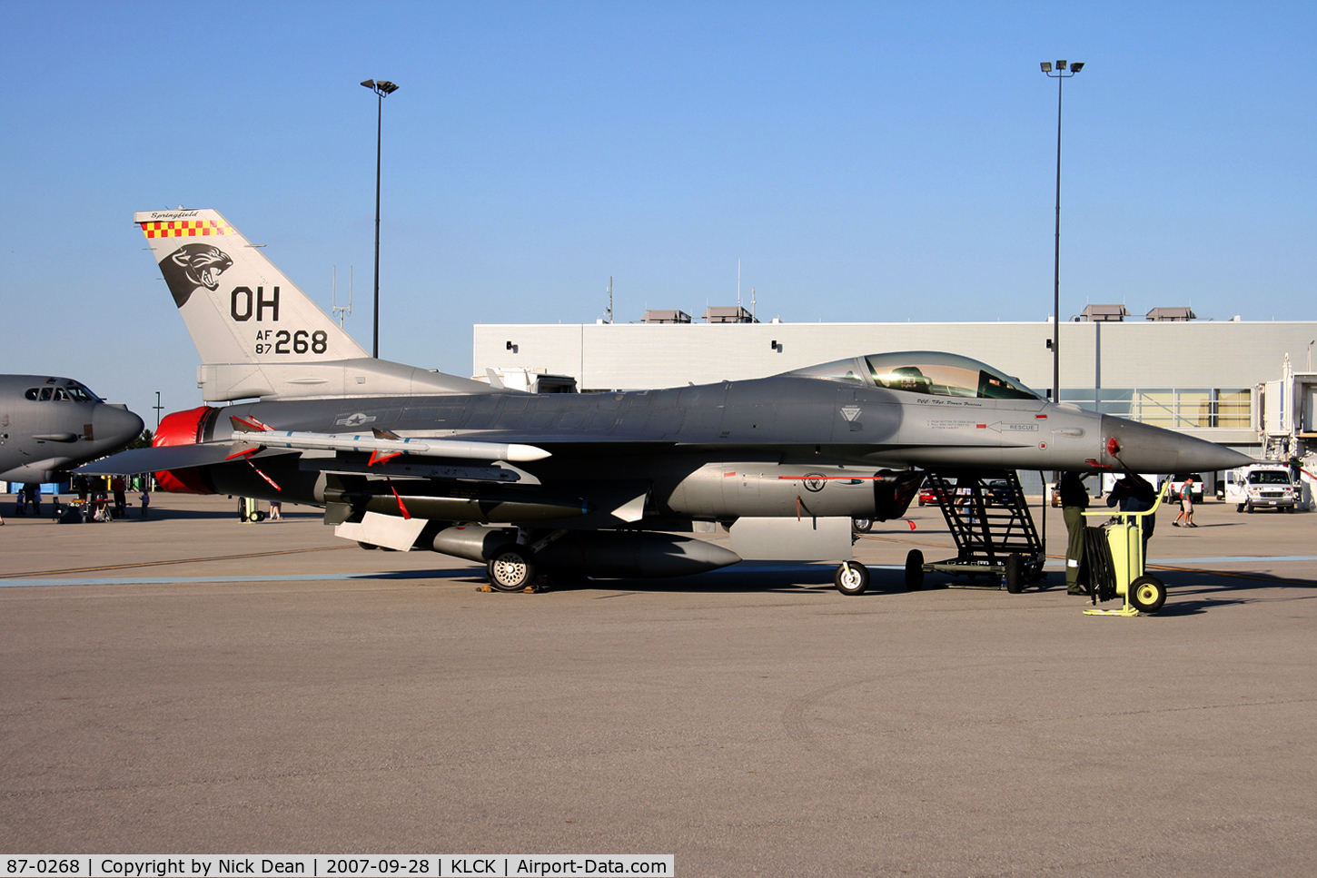 87-0268, 1987 General Dynamics F-16C Fighting Falcon C/N 5C-529, KLCK
