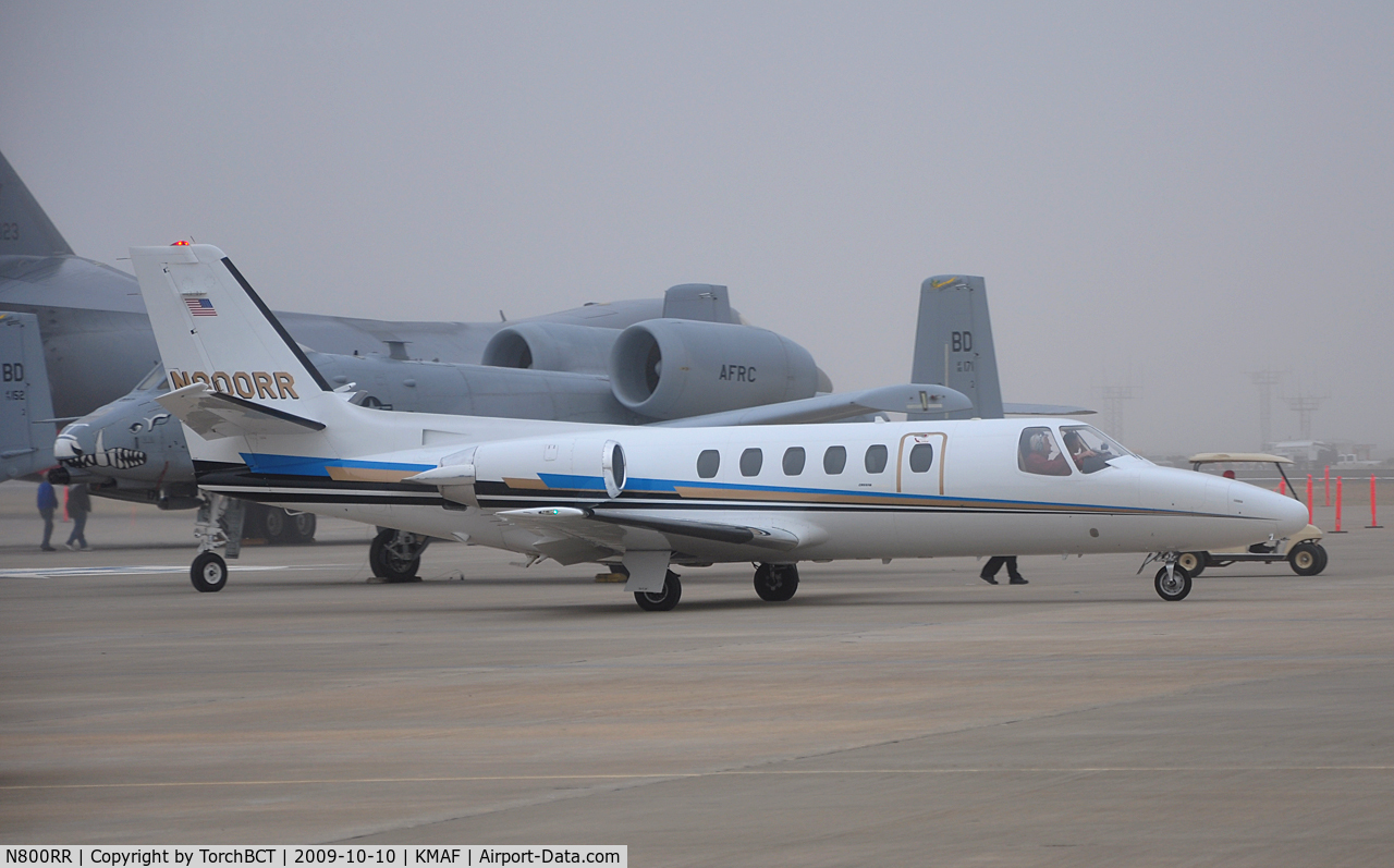 N800RR, 1979 Cessna 550 C/N 550-0089, Cessna Citation II taxiing to Rwy 16R for departure.