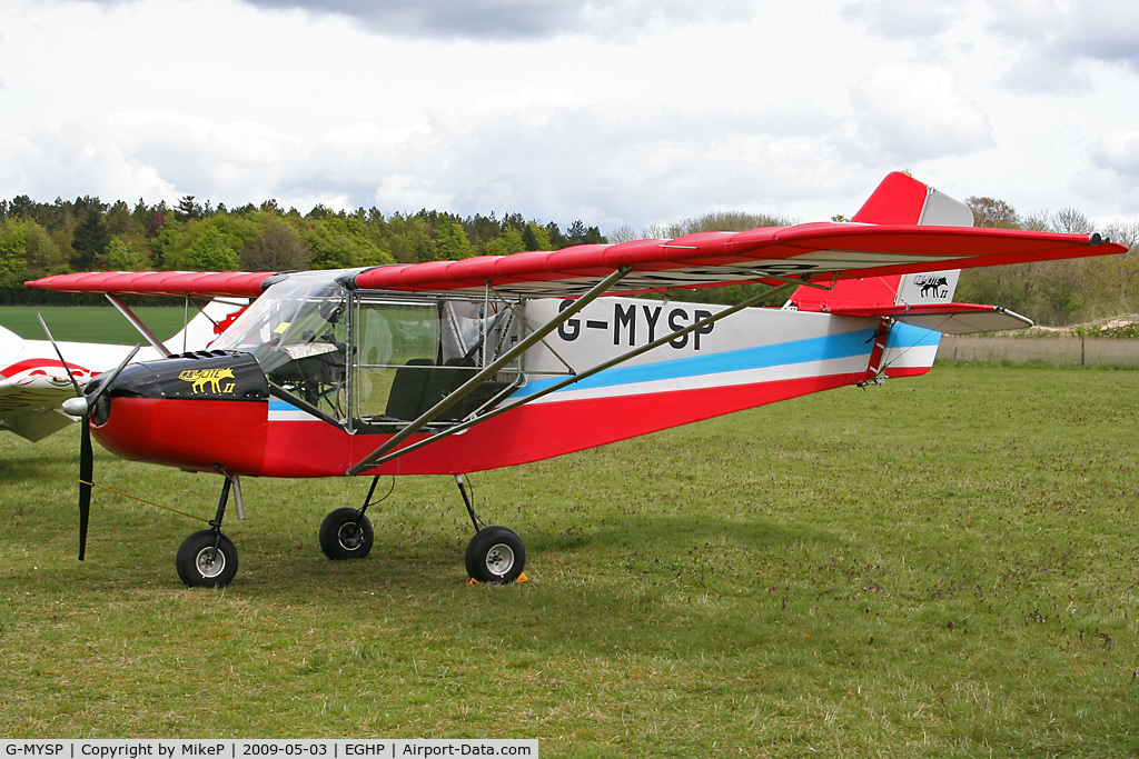 G-MYSP, 1992 Rans S-6ESD Coyote II C/N PFA 204-12265, Pictured during the 2009 Microlight Trade Fair.