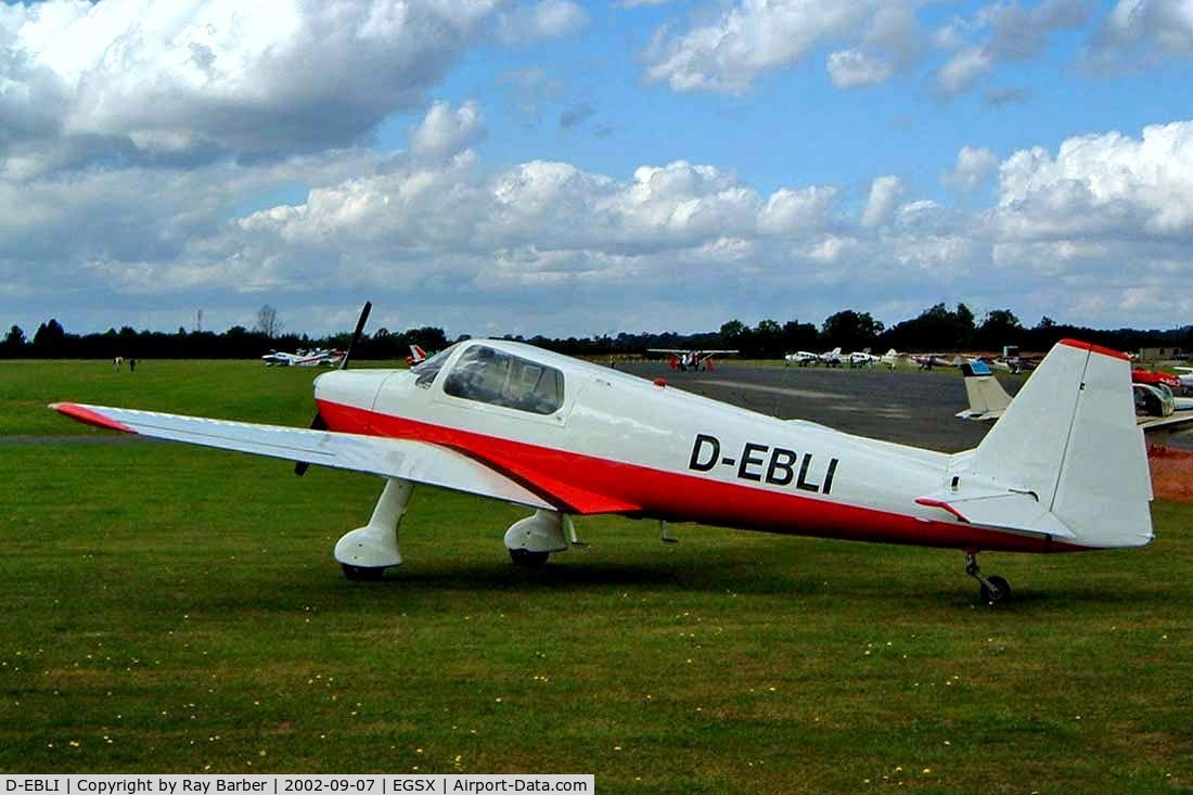 D-EBLI, Bolkow Bo-207 C/N 223, Bolkow Bo.27 [223] North Weald~G 07/09/2002. A welcome visitor .