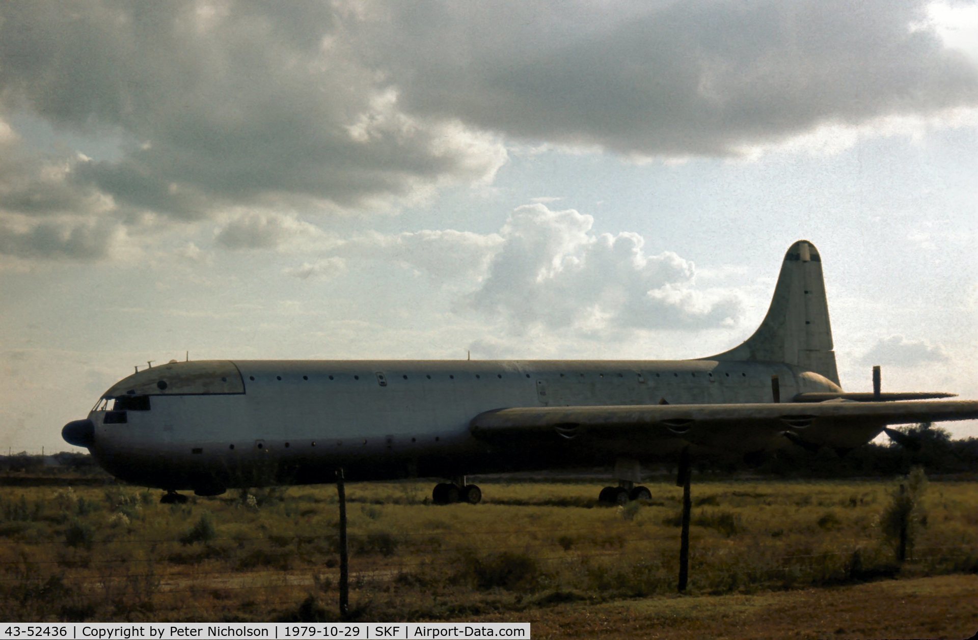 43-52436, 1943 Consolidated XC-99 C/N Not found 43-52436, Consolidated XC-99 as seen at Kelly AFB in October 1979 - now being restored for display in the National Museum.