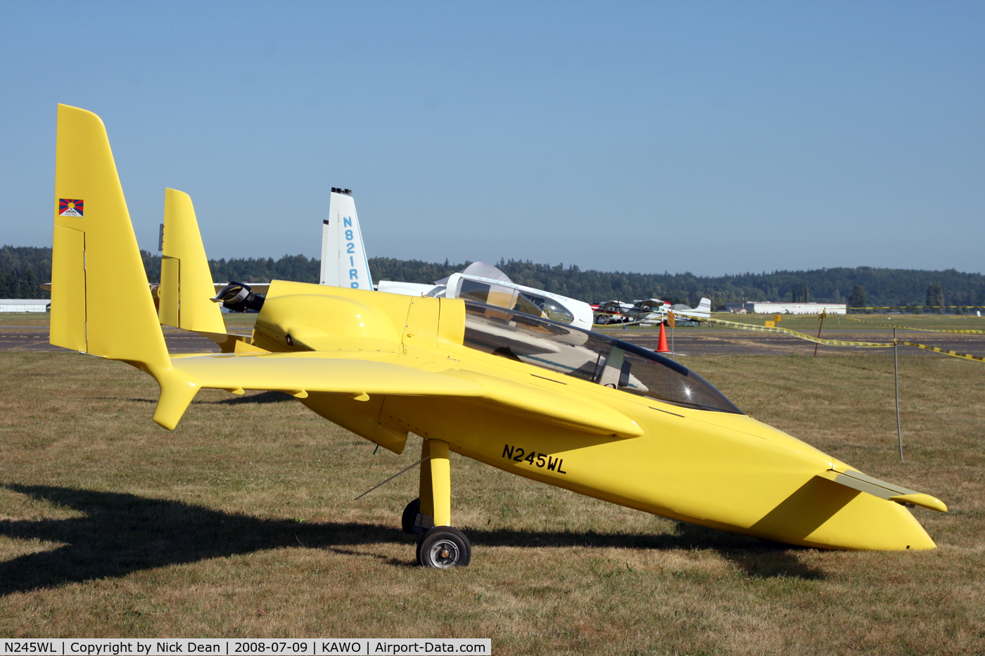 N245WL, 1996 Rutan VariEze C/N 1168, KAWO