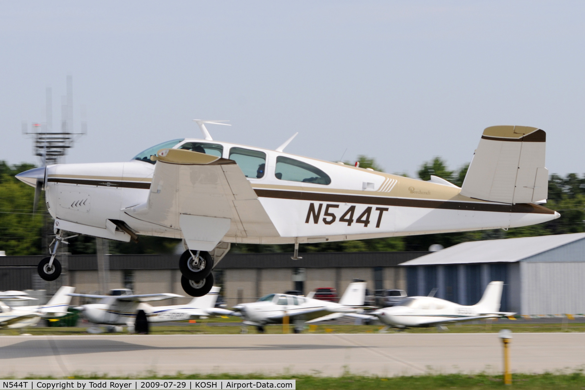 N544T, 1961 Beech N35 Bonanza C/N D-6729, EAA AIRVENTURE 2009