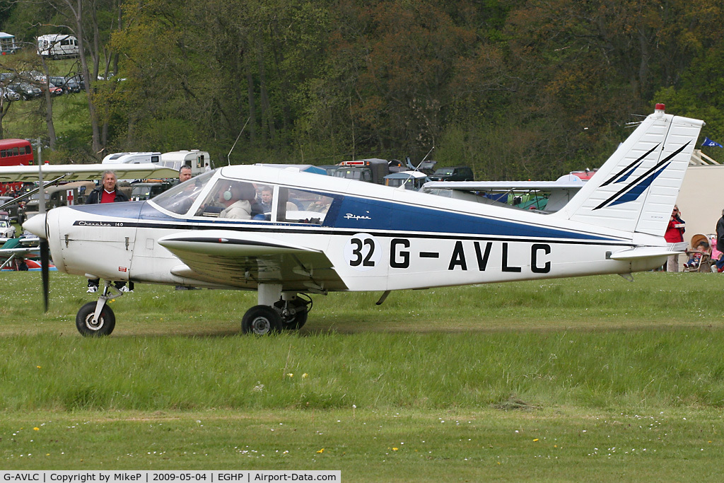 G-AVLC, 1967 Piper PA-28-140 Cherokee C/N 28-23178, Pictured during the 2009 Popham AeroJumble event.