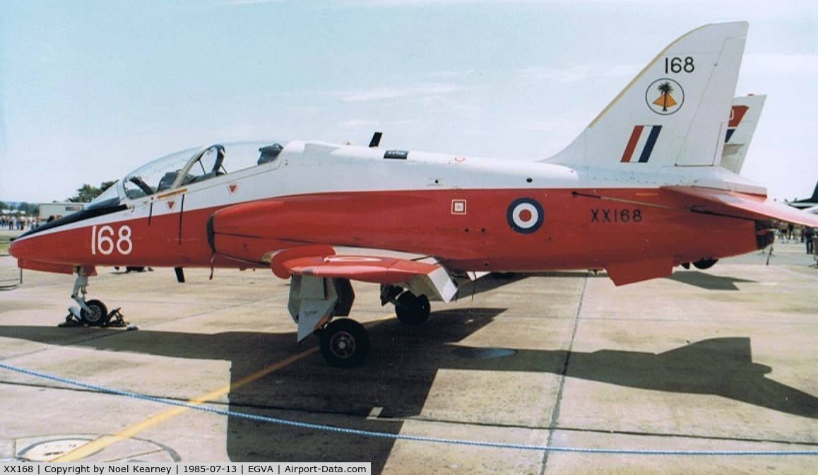 XX168, 1977 Hawker Siddeley Hawk T.1 C/N 015/312015, Hawk T.1 - Royal Air Force