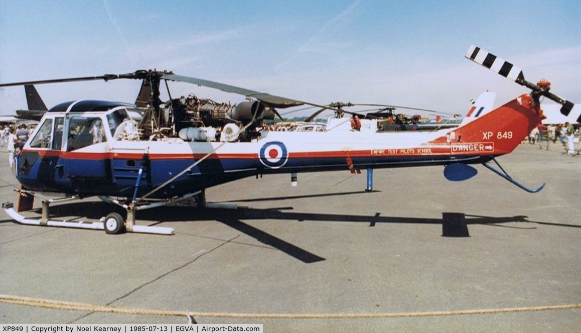 XP849, 1961 Westland Scout AH.1 C/N F9475, WESTLAND SCOUT AH.1 - Royal Air Force