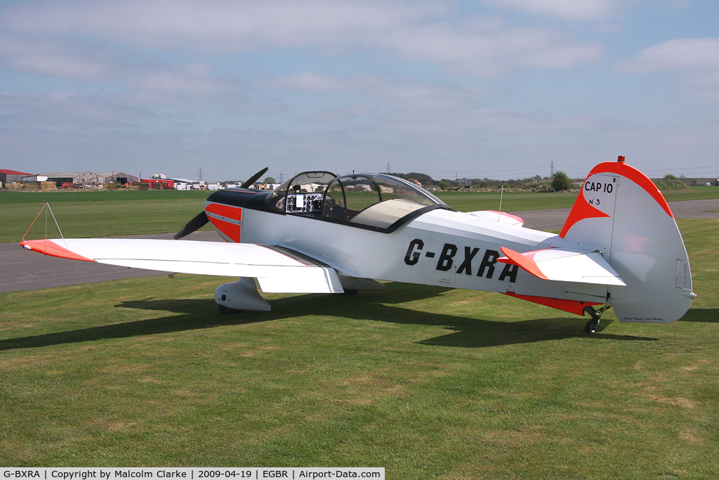 G-BXRA, 1971 Mudry CAP-10B C/N 3, Mudry CAP-10B. At the 2009 John McLean Trophy aerobatic competition.