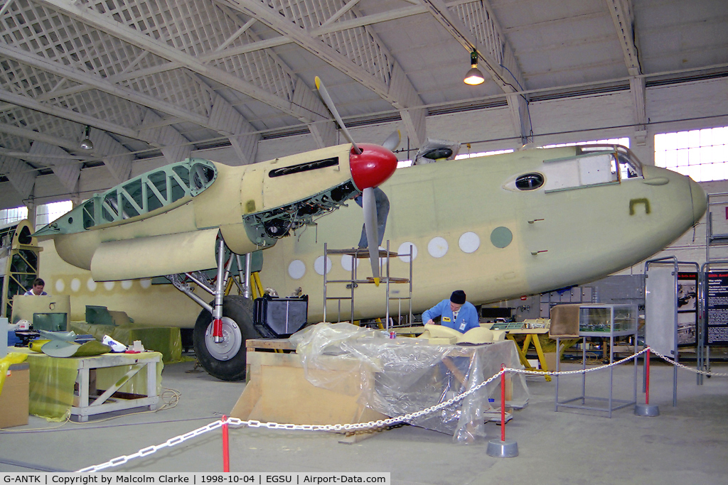 G-ANTK, 1946 Avro 685 YORK C1 C/N MW232, AVRO 685 YORK C1. Under renovation at the Imperial War Museum, Duxford.