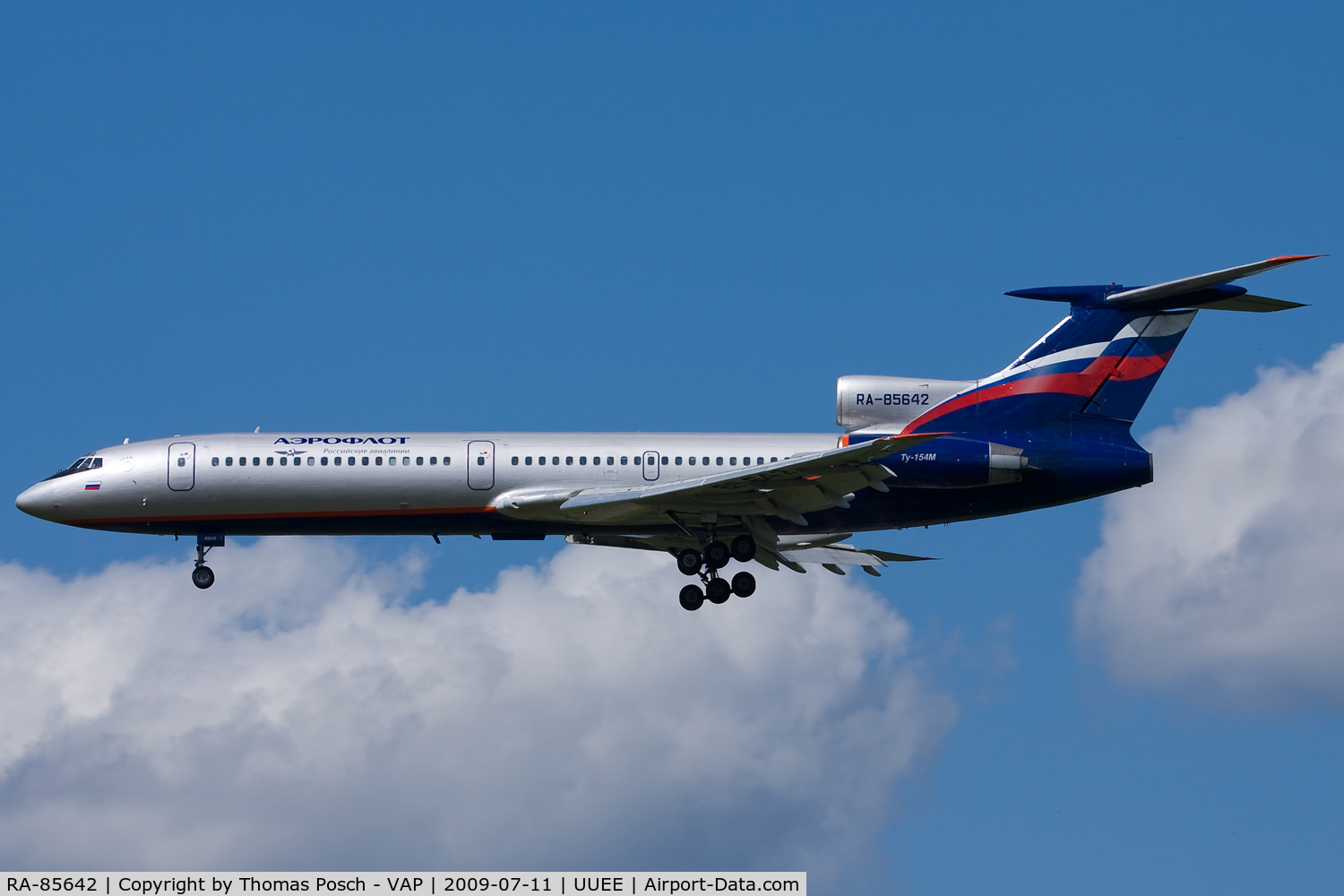 RA-85642, 1988 Tupolev Tu-154M C/N 88A778, Aeroflot - Russian International Airlines