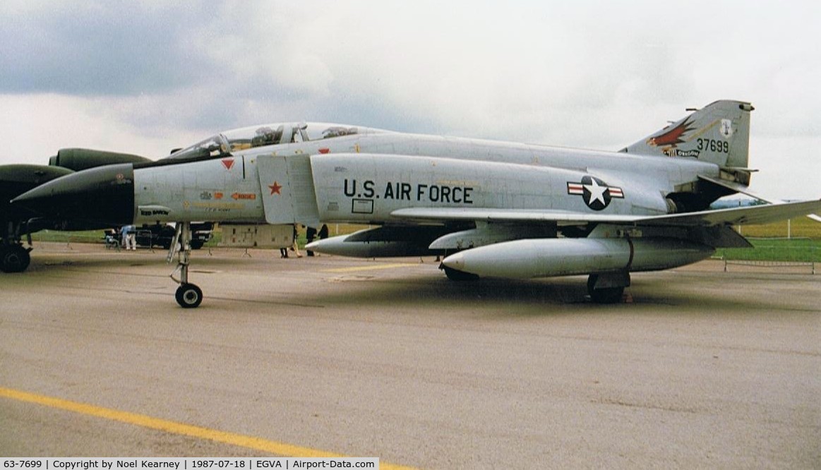 63-7699, 1963 McDonnell F-4C Phantom II C/N 839, McD-D Phantom F.4C - USAF