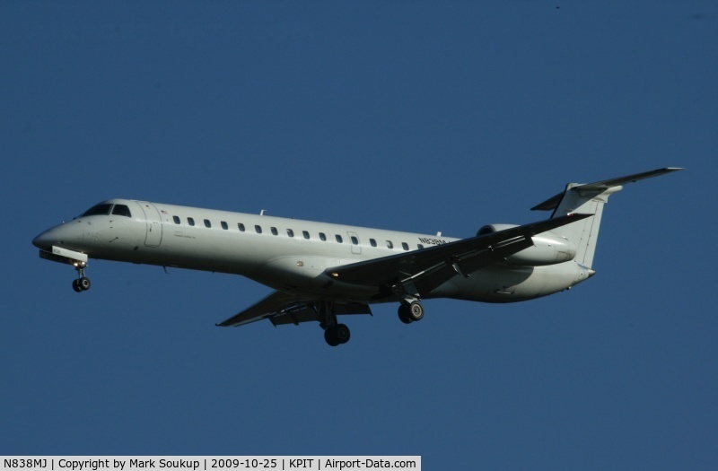 N838MJ, 2001 Embraer ERJ-145LR (EMB-145LR) C/N 145384, N838MJ @ KPIT