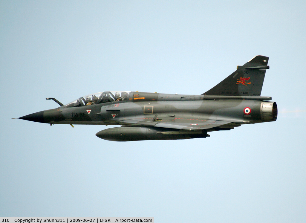 310, Dassault Mirage 2000N C/N 194, During LFSR Airshow 2009