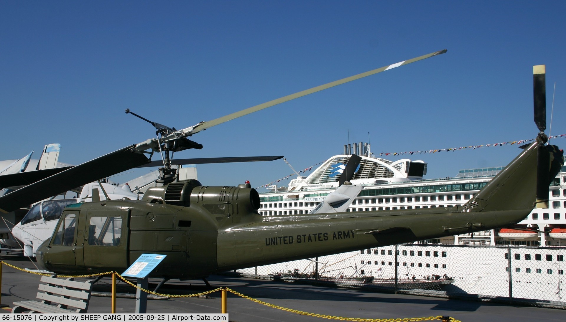 66-15076, Bell UH-1M Iroquois C/N 1804, USS Intrepid Sea-Air-Space Museum