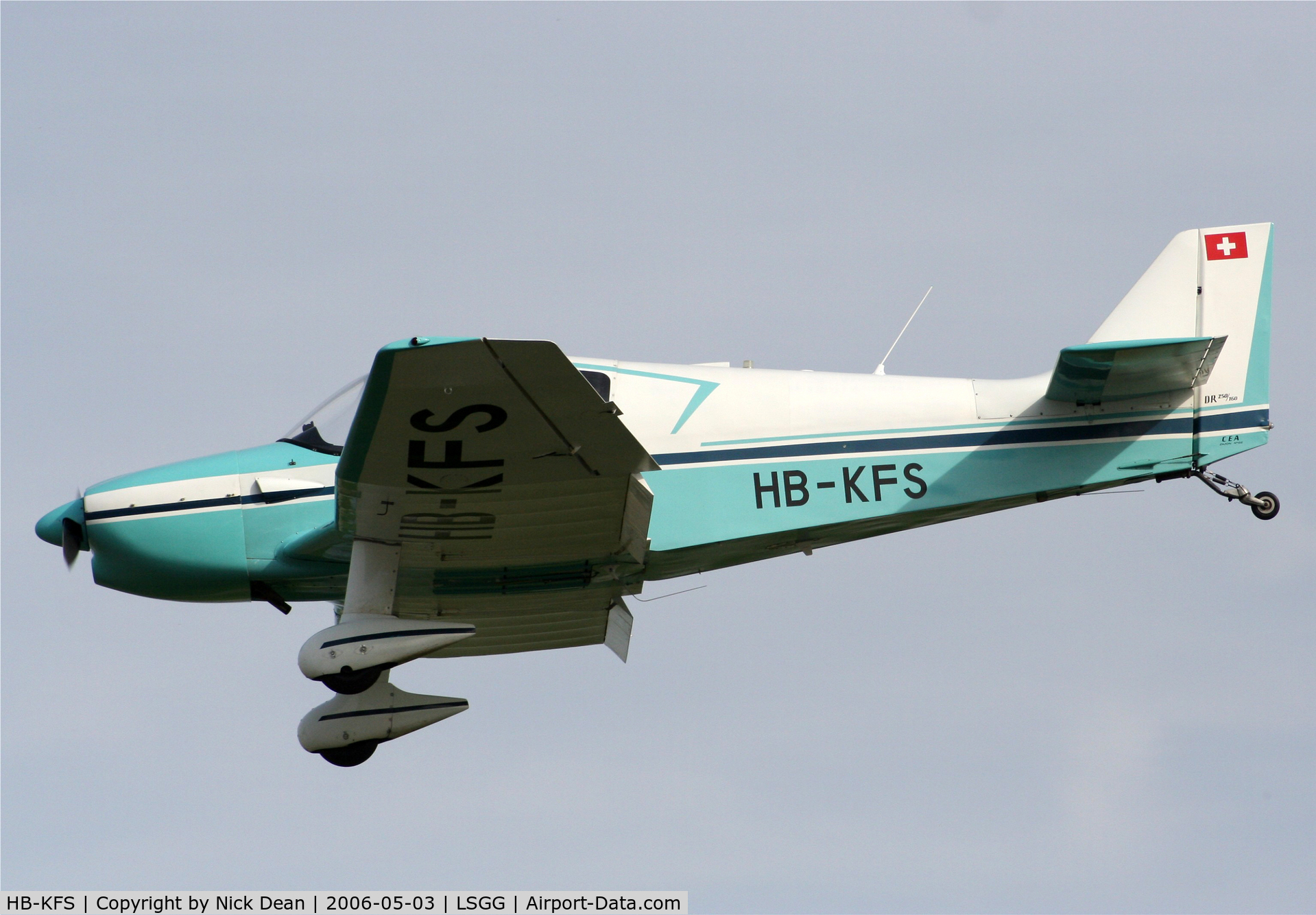 HB-KFS, 1966 CEA Jodel DR-250-160 Capitaine C/N 66, LSGG