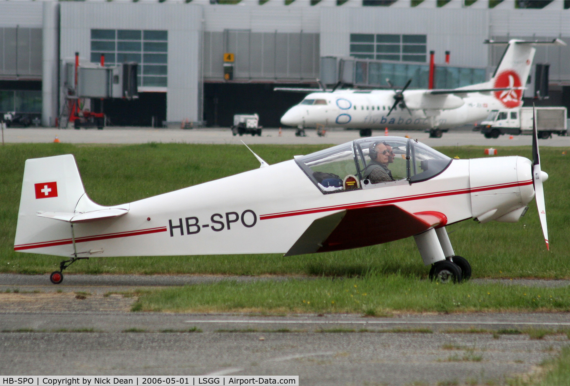 HB-SPO, 1957 SAN Jodel D-117 C/N 605, LSGG