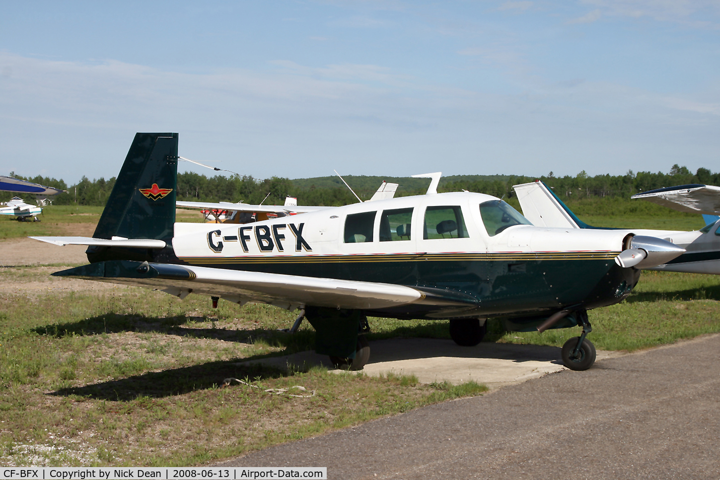 CF-BFX, 1967 Mooney M20F Executive C/N 670171, Mont Laurier Quebec