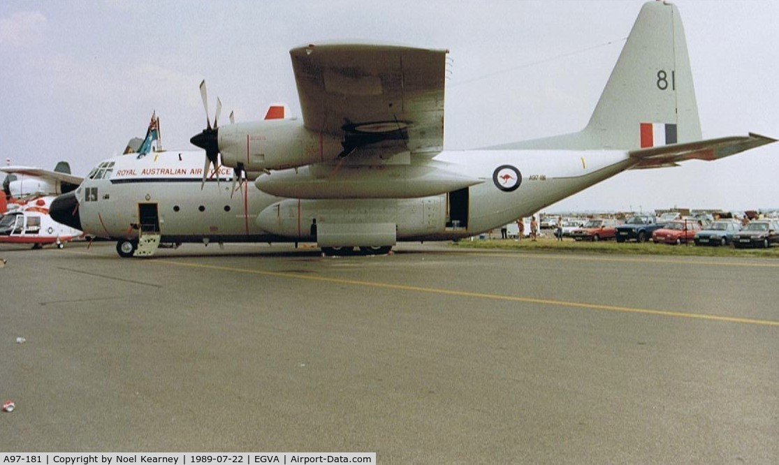 A97-181, Lockheed C-130E Hercules C/N 382-4181, LOCKHEED HERCULES C-130E c/n 4181 - Royal Australian AF