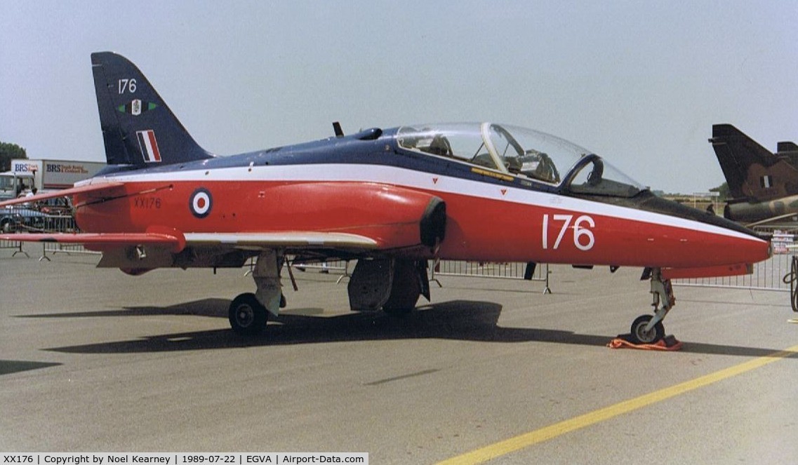 XX176, 1977 Hawker Siddeley Hawk T.1 C/N 023/312023, Royal Air Force