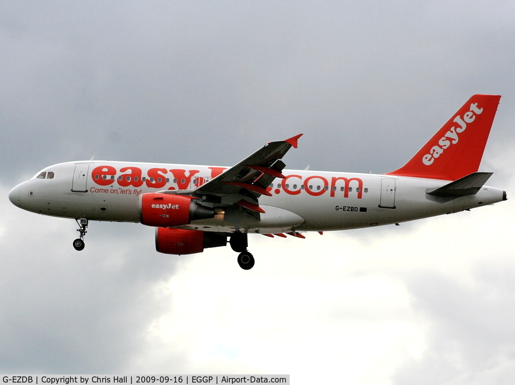 G-EZDB, 2008 Airbus A319-111 C/N 3411, Easyjet