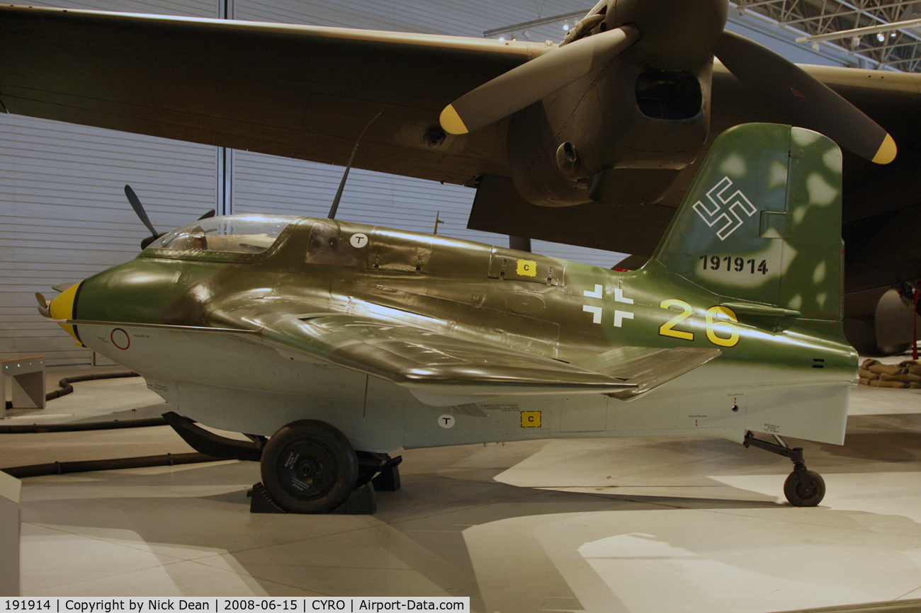 191914, 1945 Messerschmitt Me-163B-1A Komet C/N Not found 191914, CYRO Canada Aviation Heritage Museum