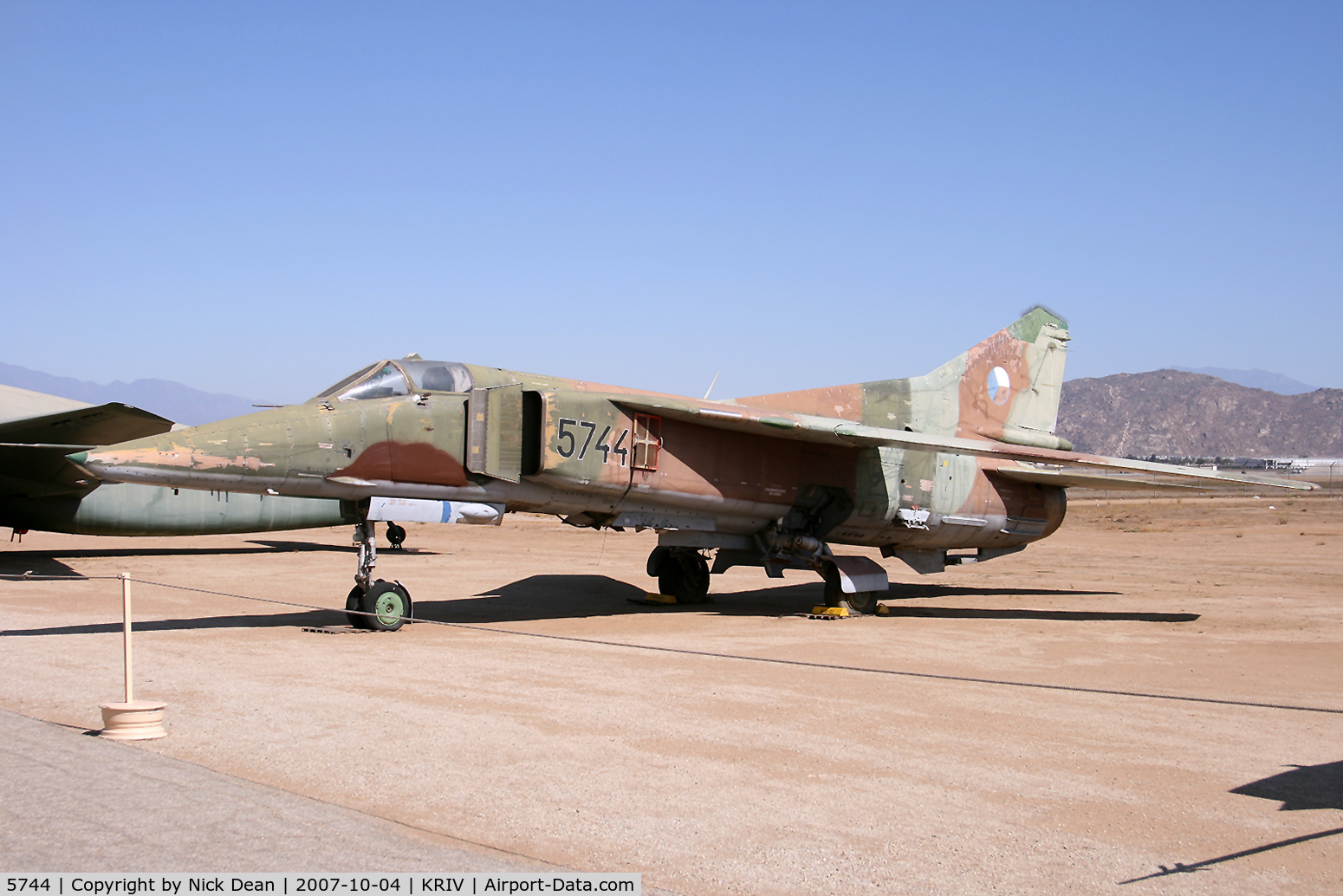 5744, Mikoyan-Gurevich MiG-23BN C/N 0393215744, KRIV