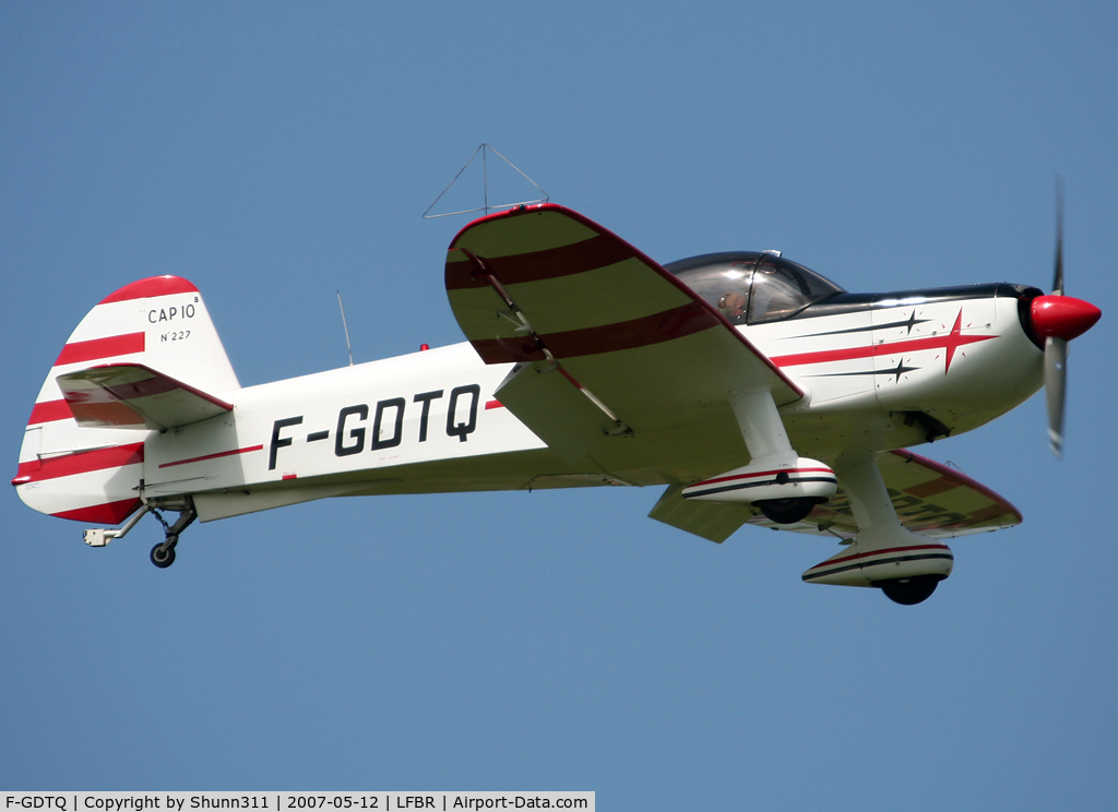 F-GDTQ, Mudry CAP-10B C/N 227, Come back from demo during Air Expo Airshow 2007