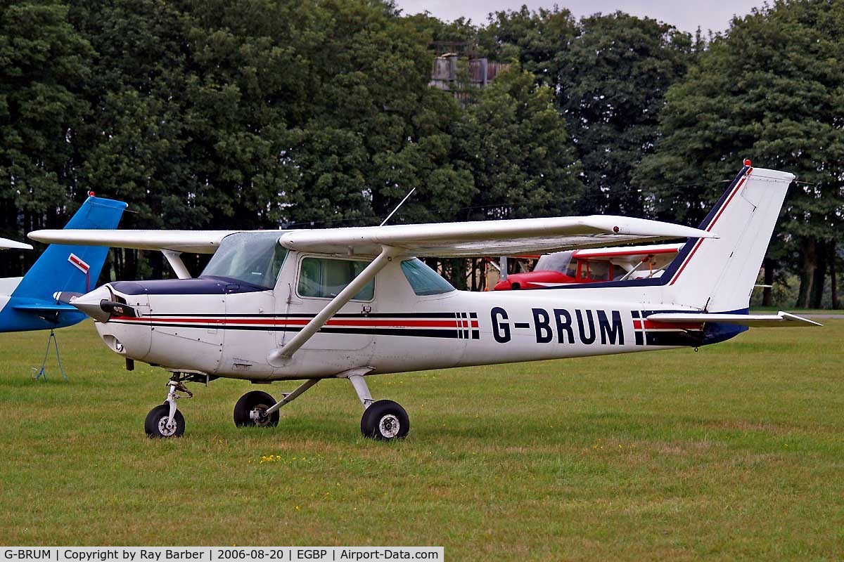 G-BRUM, 1979 Cessna A152 Aerobat C/N A152-0870, Seen at PFA Flying for Fun Kemble 2006