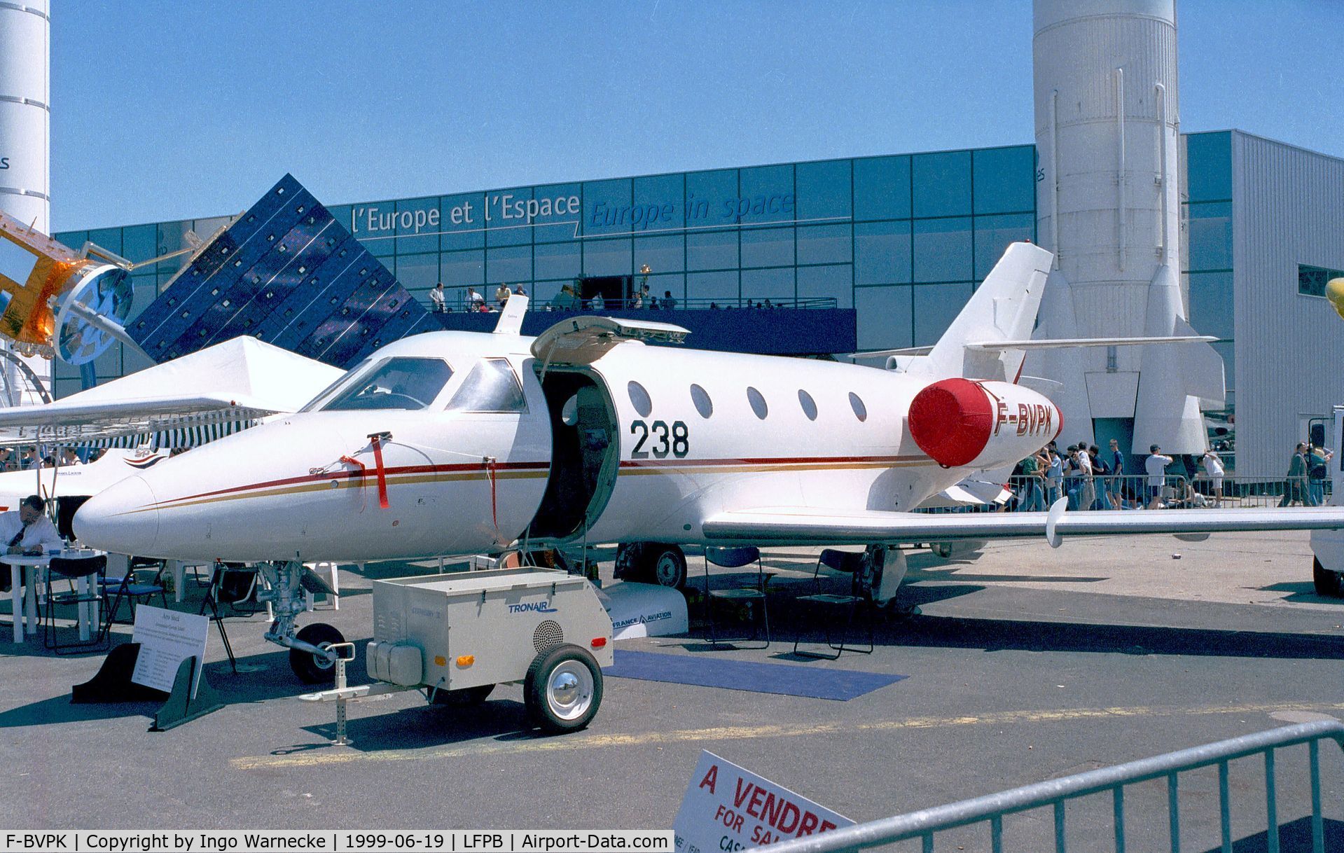 F-BVPK, 1974 Aerospatiale SN-601 Corvette C/N 7, Aerospatiale SN.601 Corvette at the Aerosalon 1999, Paris