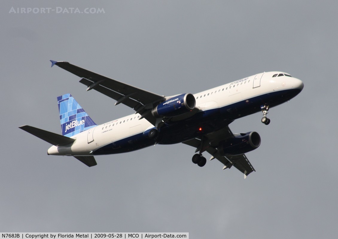 N768JB, 2008 Airbus A320-232 C/N 3760, Jet Blue A320