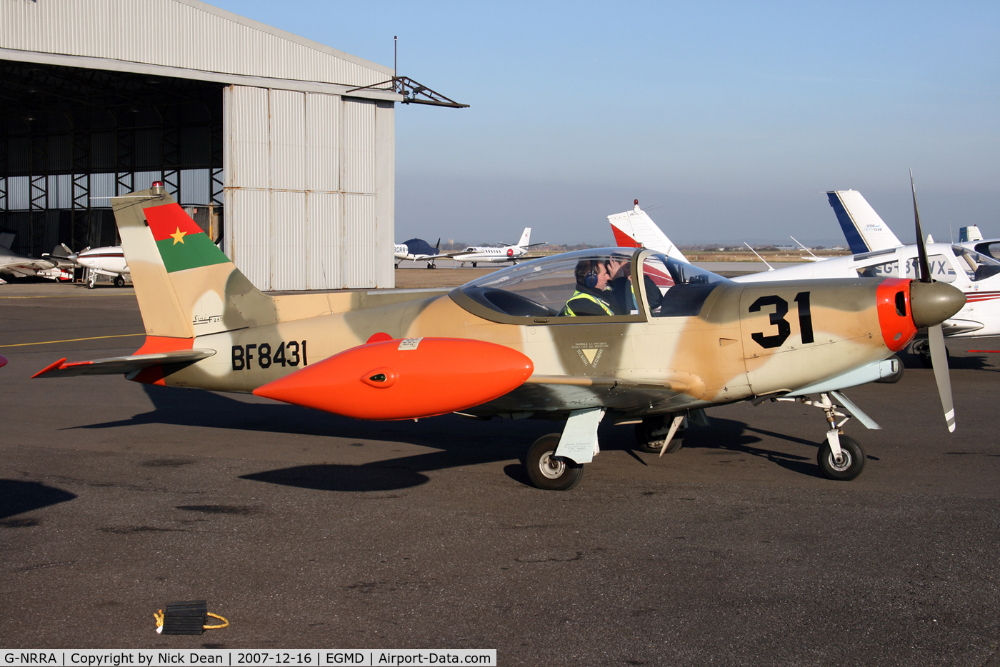 G-NRRA, 1968 SIAI-Marchetti SF-260W Warrior C/N 116, EGMD