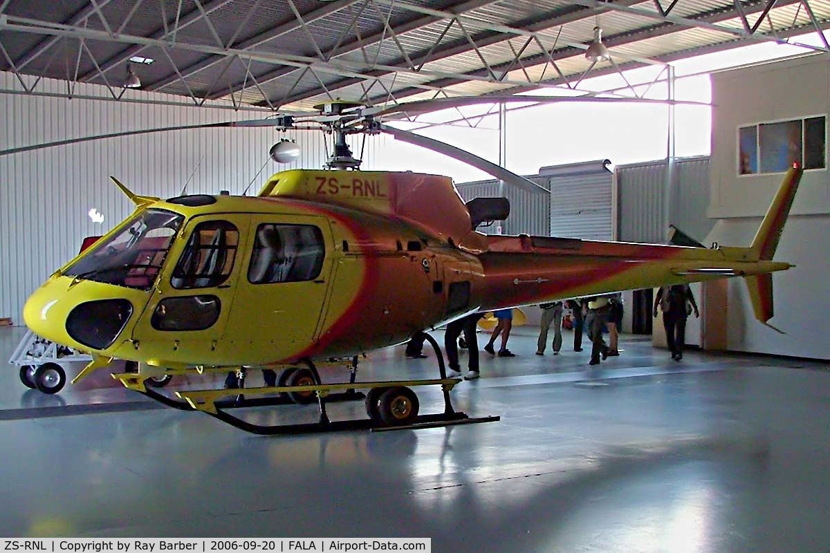 ZS-RNL, Eurocopter AS-350B-3 Ecureuil Ecureuil C/N 3420, Used by the Department of Agriculture