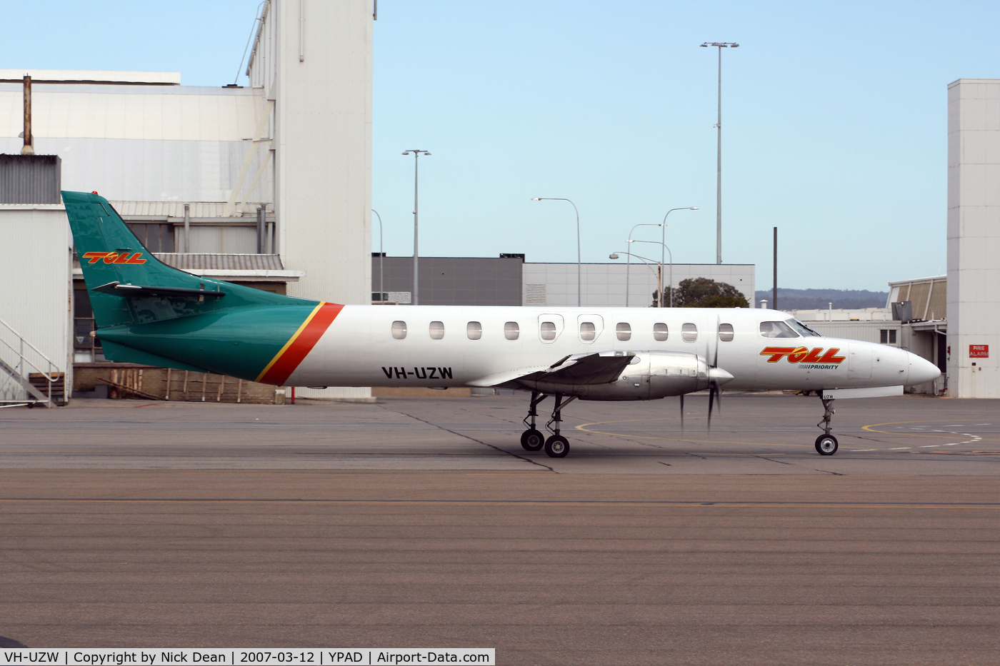 VH-UZW, 1982 Fairchild SA-227AC Metro III C/N AC-526, YPAD