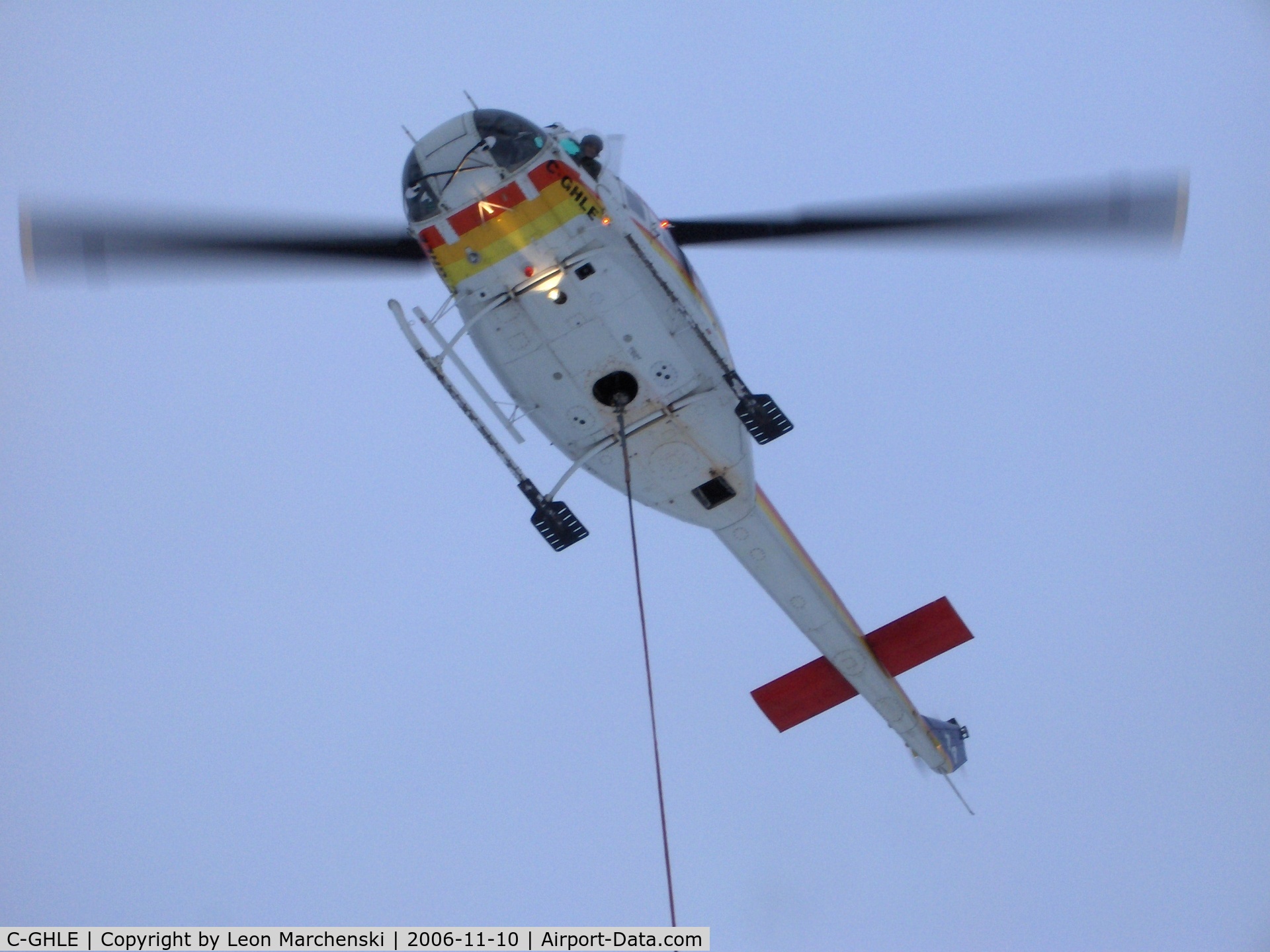 C-GHLE, 1975 Bell 205A-1 C/N 30195, Moving Drills