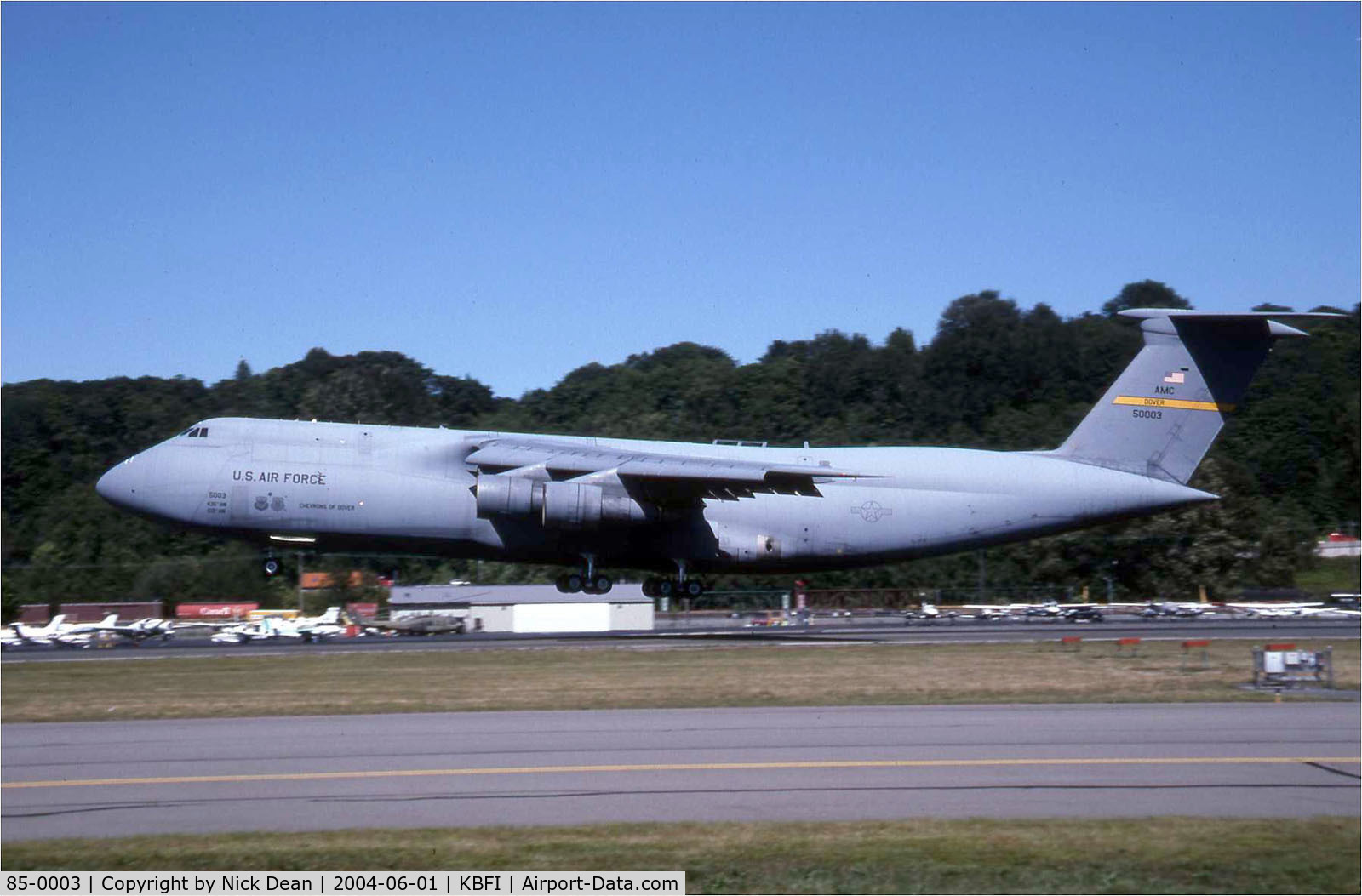 85-0003, 1985 Lockheed C-5M Super Galaxy C/N 500-0089, KBFI