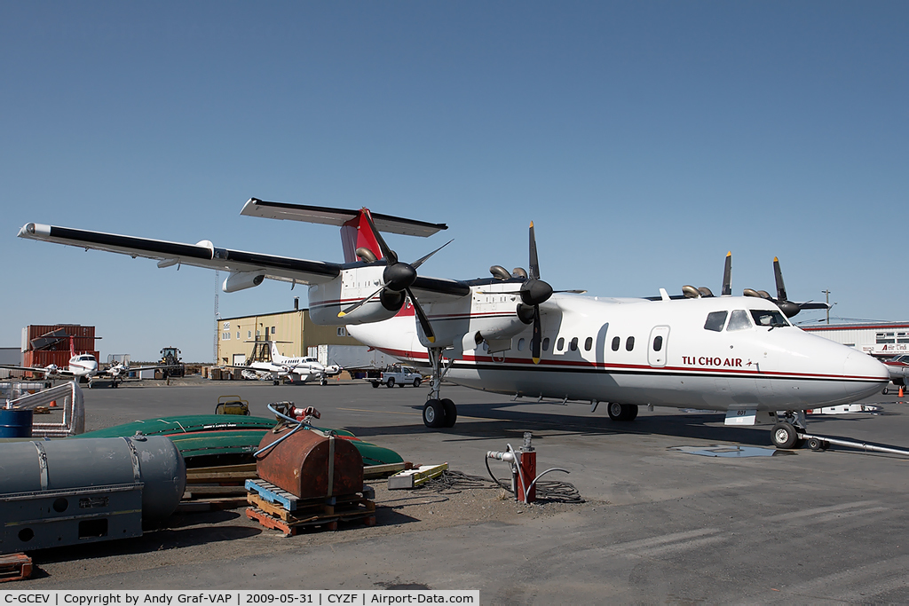 C-GCEV, 1981 De Havilland Canada DHC-7-103 Dash 7 C/N 63, Air Tindi DHC-7