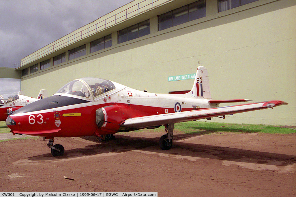 XW301, 1969 BAC 84 Jet Provost T.5A C/N EEP/JP/965, BAC 84 Jet Provost T5A from RAF No 1 SoTT, Cosford and seen at Cosford 95.