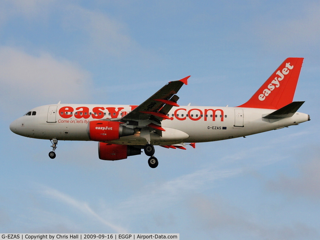 G-EZAS, 2006 Airbus A319-111 C/N 2779, Easyjet