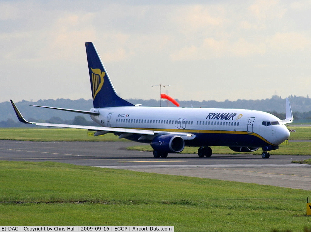 EI-DAG, 2002 Boeing 737-8AS C/N 29940, Ryanair