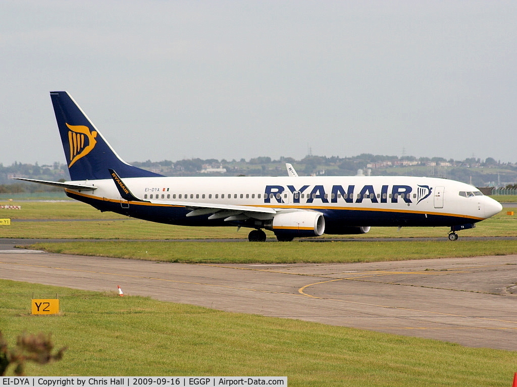 EI-DYA, 2008 Boeing 737-8AS C/N 33631, Ryanair