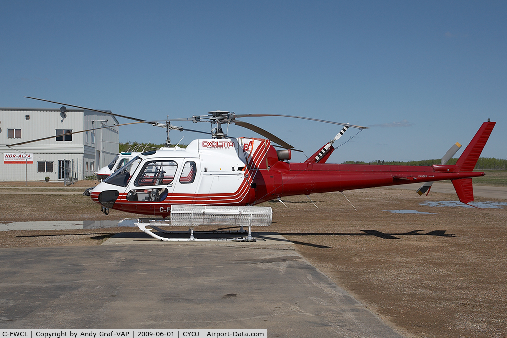 C-FWCL, 1995 Aerospatiale AS-350BA Ecureuil C/N 2869, Delta Helicopters AS350