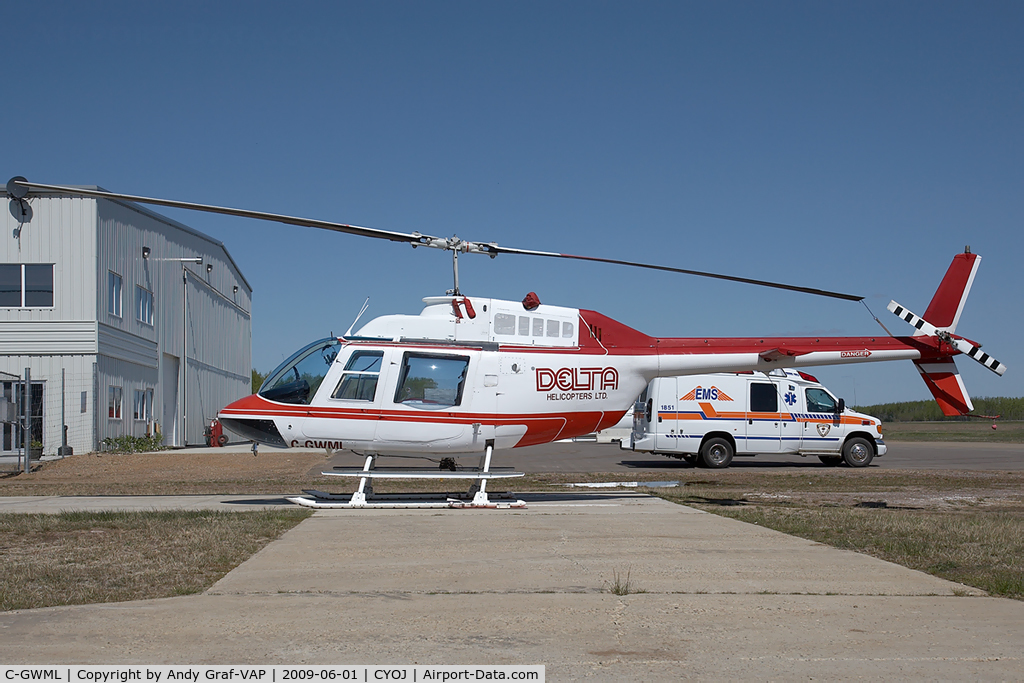 C-GWML, 1968 Bell 206B JetRanger III C/N 269, Delta Helicopters Bell 206