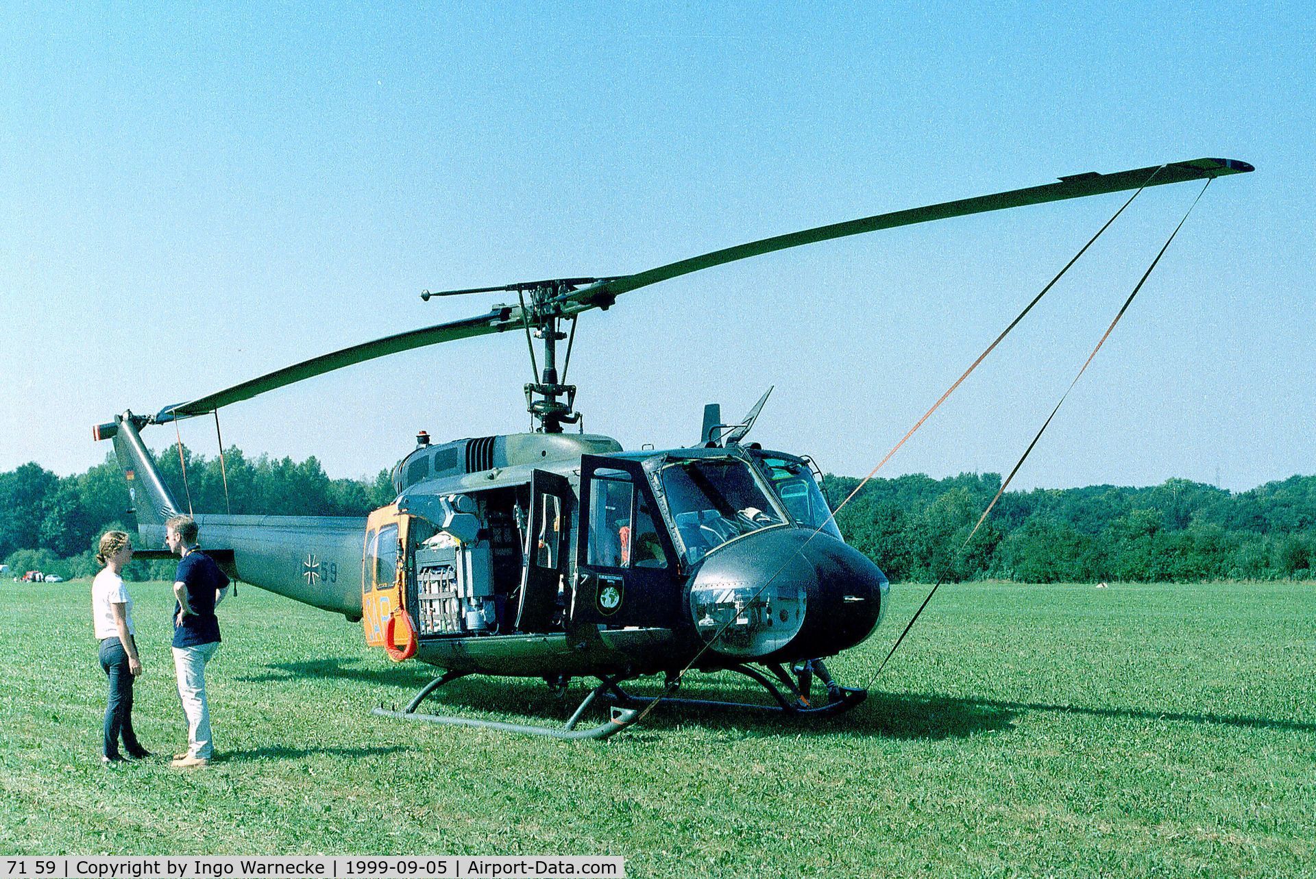 71 59, Bell (Dornier) Bell (Dornier) C/N 8219, Bell (license built by Dornier) UH-1D of the Luftwaffe at the Langenfeld airshow